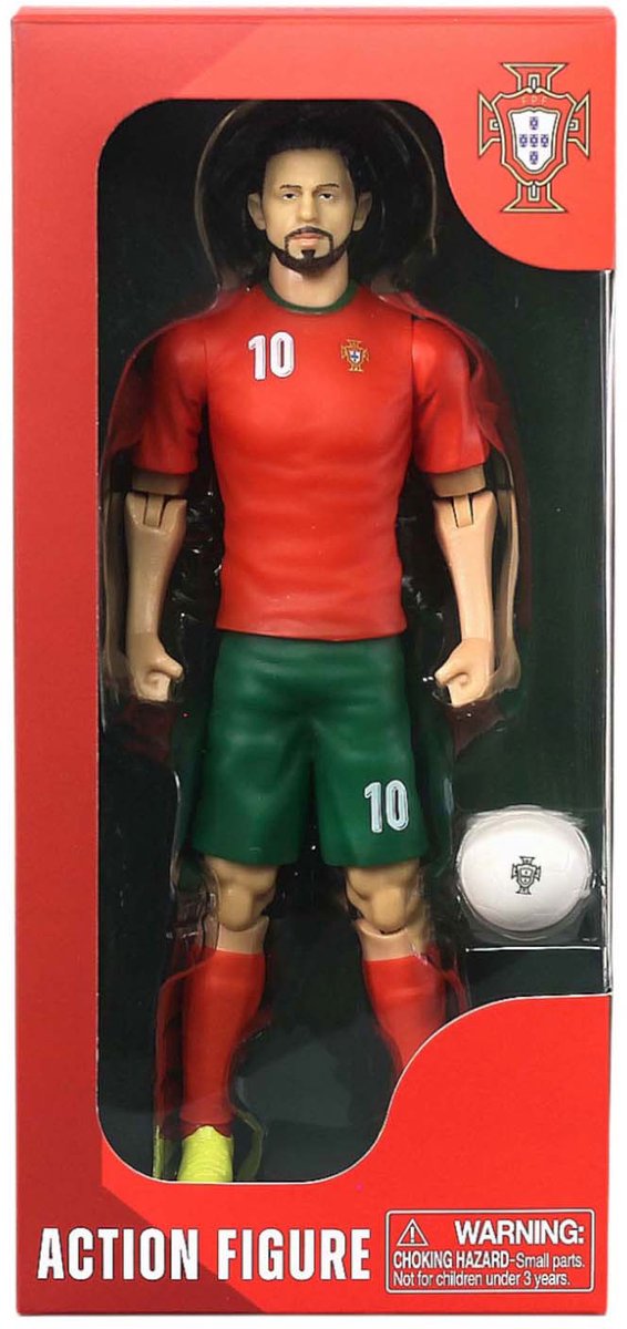 Voetbalfiguur Portugal Bernando Silva, 20cm.