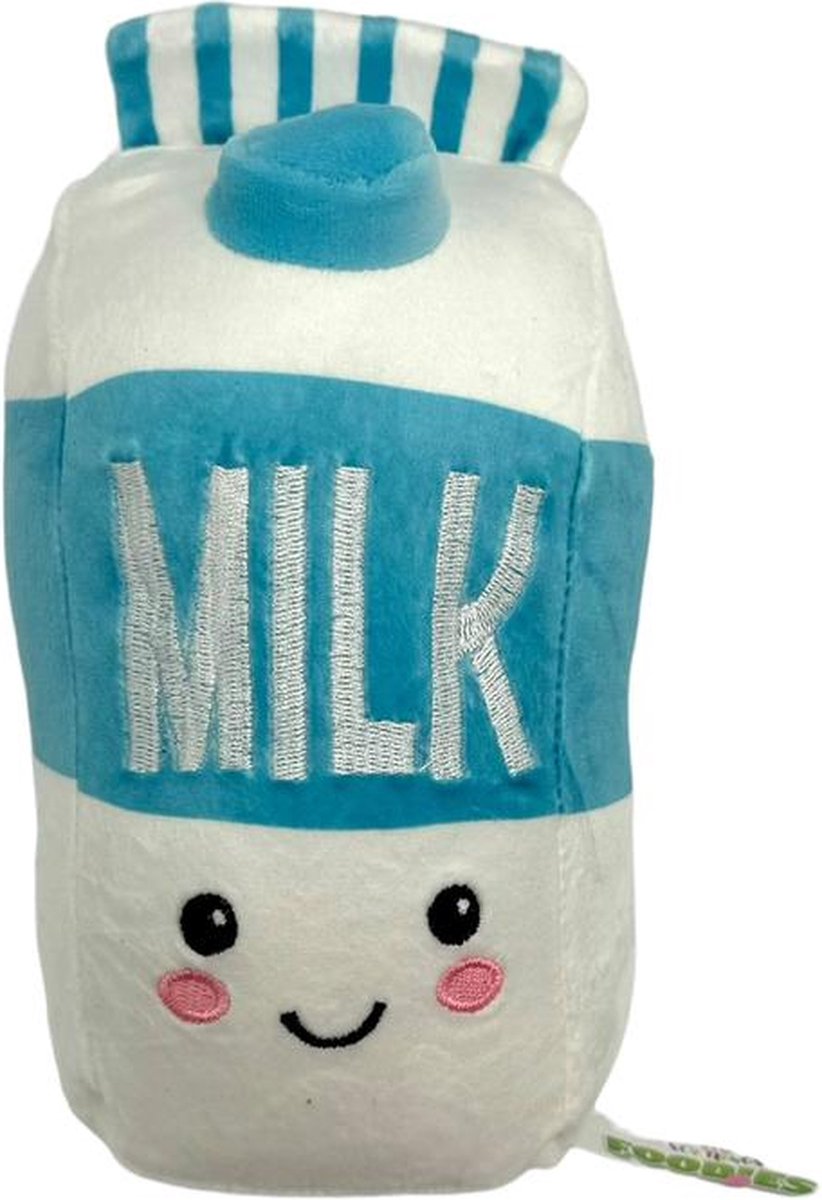 Softlings Foodies - Milky de Melkpak knuffel - 20 cm - Pluche