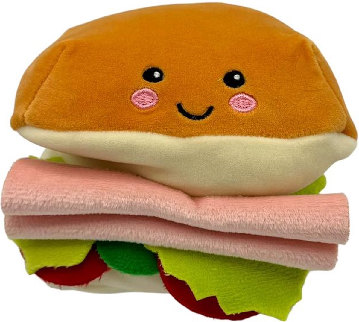 Softlings Foodies - Sarnie de Sandwich knuffel - 12 cm - Pluche