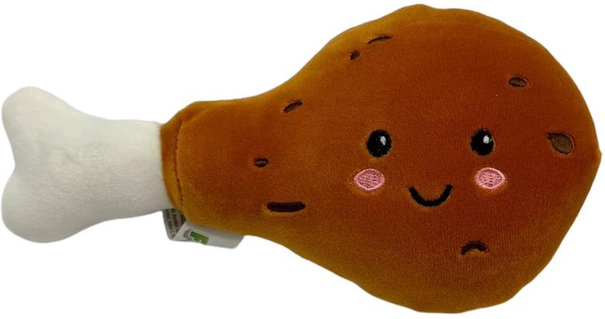 Softlings Foodies - Tucky de Kippenpoot knuffel - 20 cm - Pluche