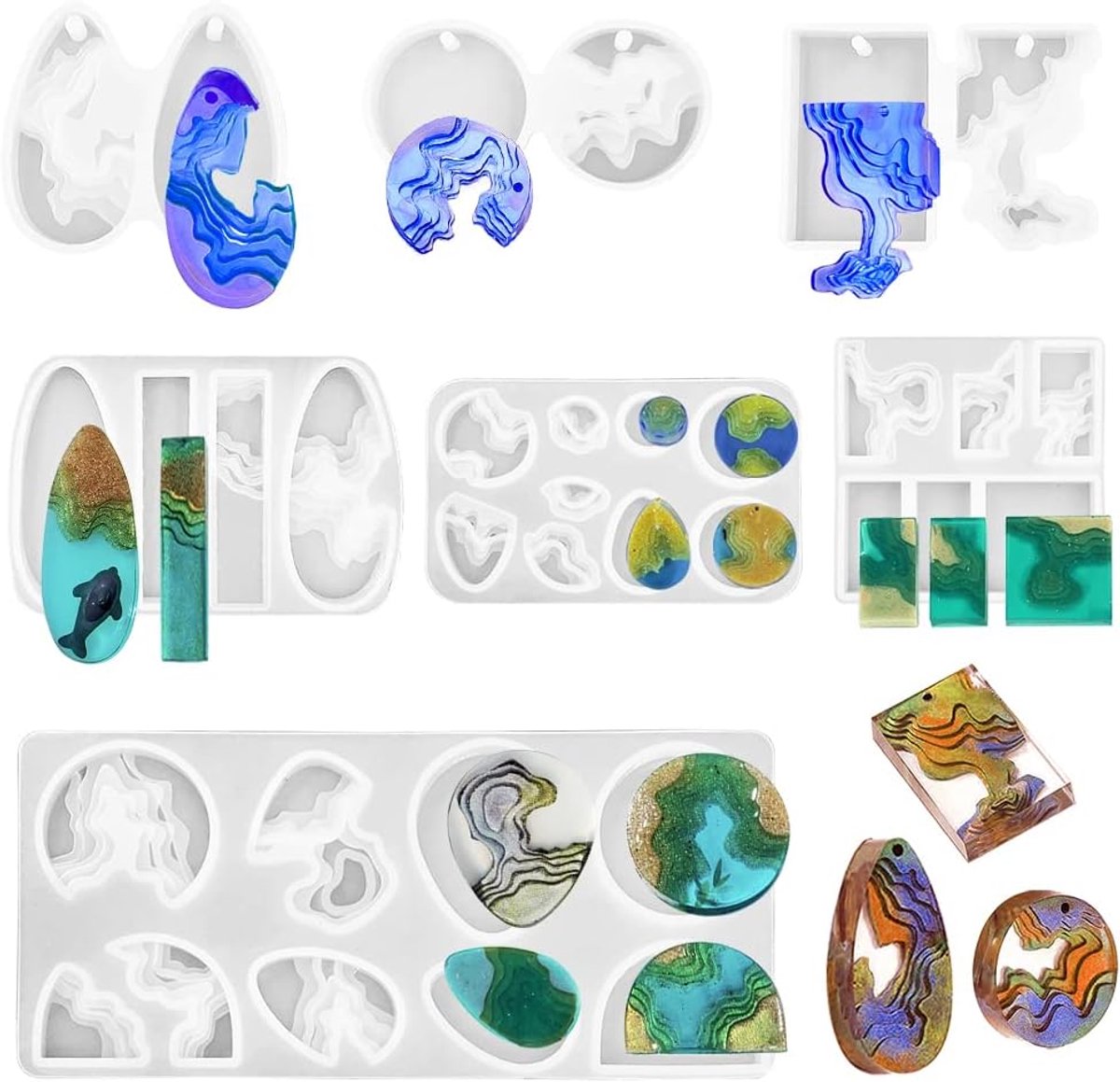 Solacis Epoxy starterspakket - Epoxy - Epoxy mallen - Epoxy giethars - Epoxy set - Must have om met epoxy te beginnen!