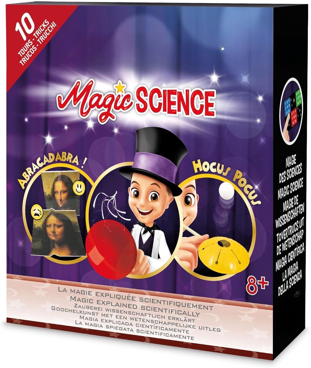 Solacis Goocheldoos voor kinderen - Goochelset - Goocheldoos - Goochelhoed - Goocheltrucs - Must have voor uw kind!