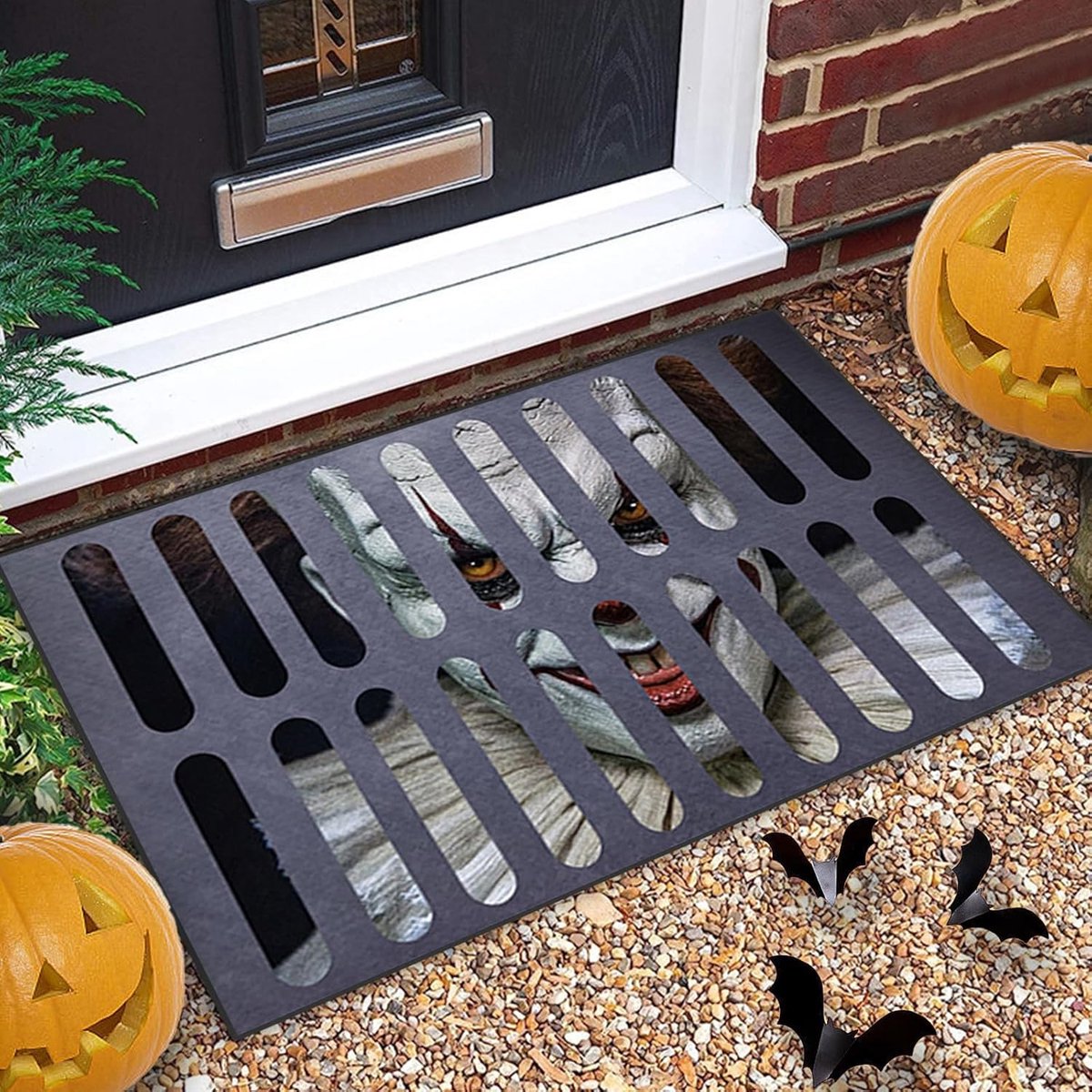 Solacis Halloween Decoratie - Deurmat - Halloween versiering - Decoratie buiten - Horror - Eng - Must have voor halloween!