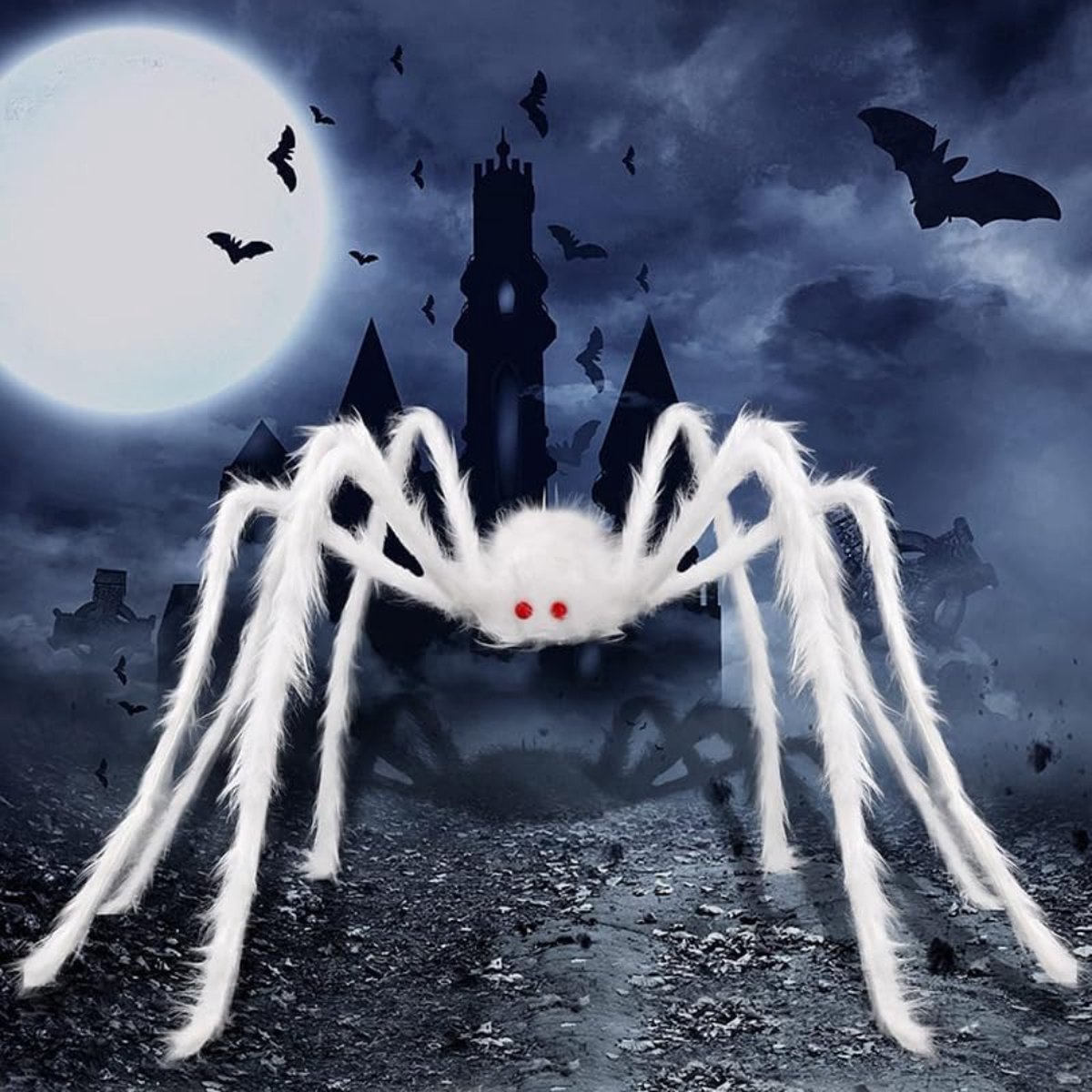 Solacis Halloween Decoratie - Grote spin - Halloween versiering - Horror - Eng - Must have voor halloween!