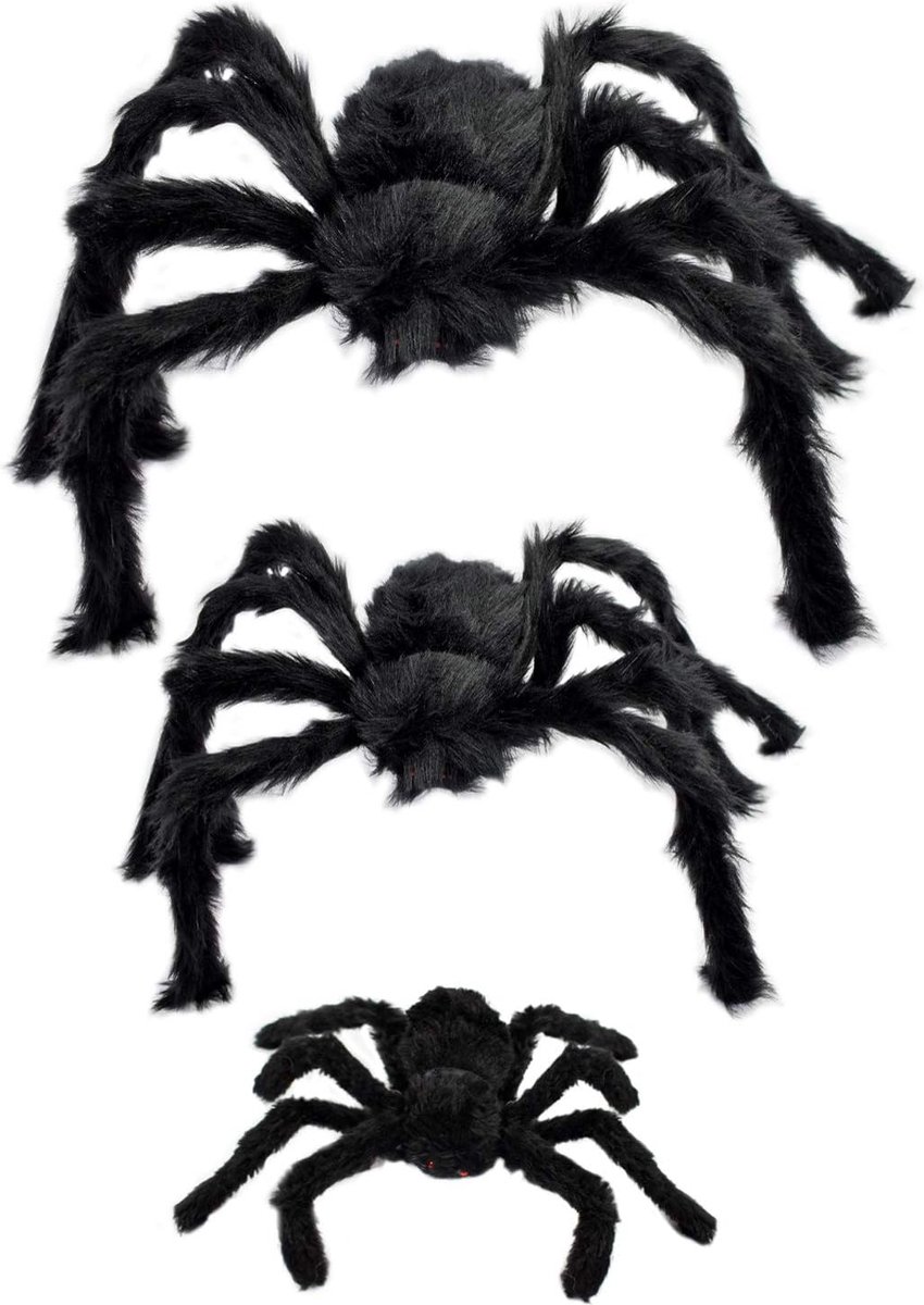 Solacis Halloween Decoratie - Grote spin - Halloween versiering - Horror - Eng - Must have voor halloween!