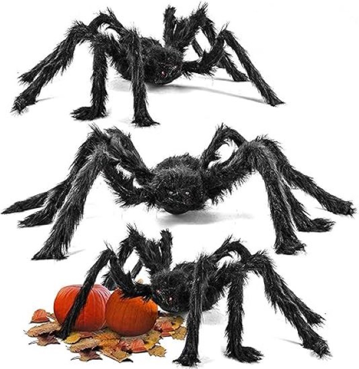 Solacis Halloween Decoratie - Grote spin - Halloween versiering - Horror - Eng - Must have voor halloween!