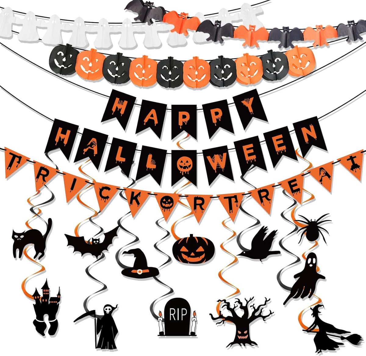 Solacis Halloween Decoratie - Slinger - Halloween versiering - Horror - Eng - Must have voor halloween!