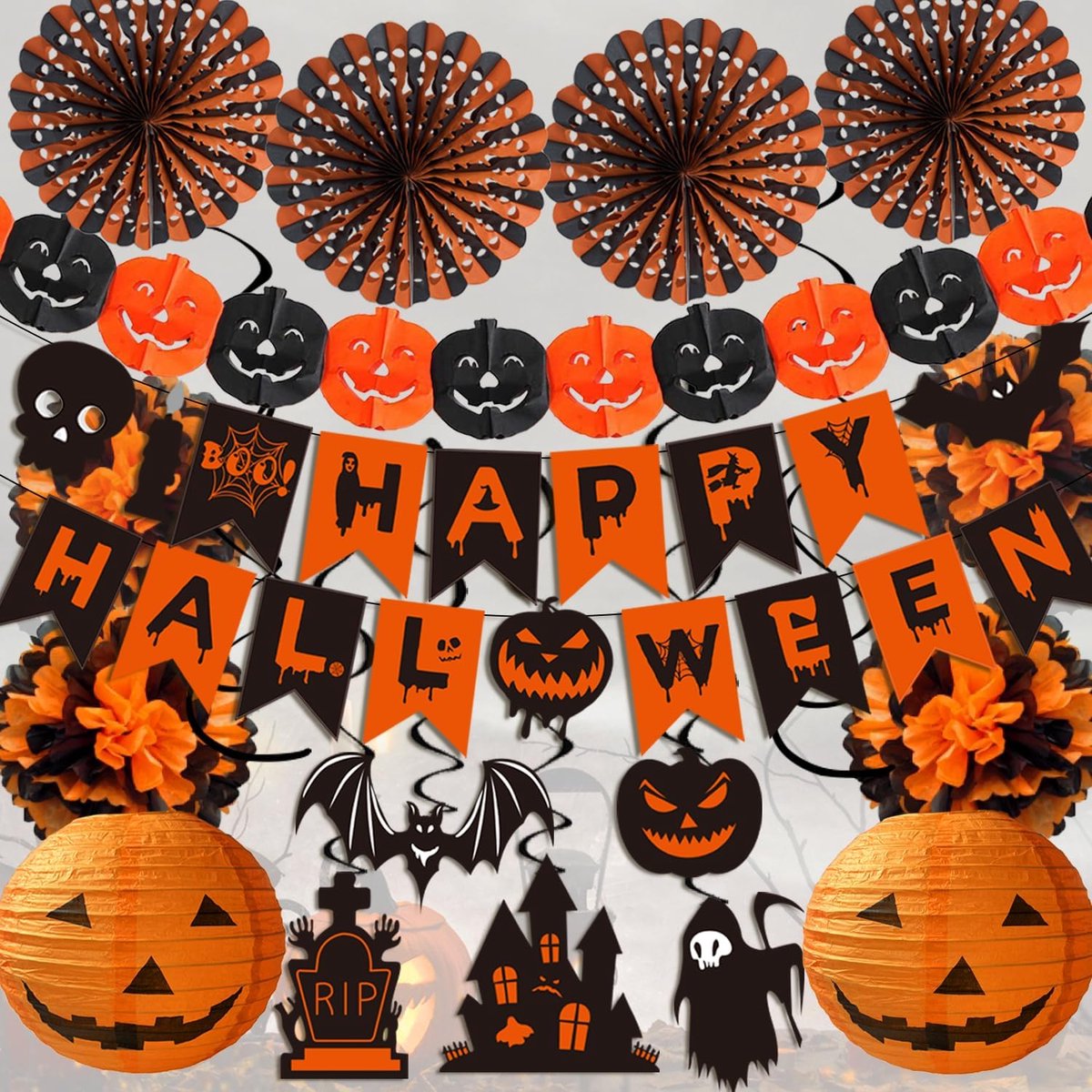 Solacis Halloween Decoratie - Slinger - Halloween versiering - Horror - Eng - Must have voor halloween!