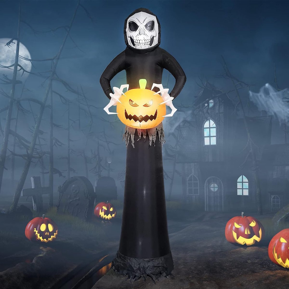 Solacis Halloween Decoratie - Verlichting - Halloween versiering - Horror - Eng - Must have voor halloween!