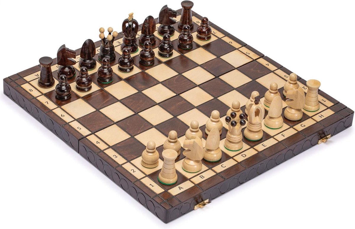 Solacis Magnetisch schaakspel - Magnetisch schaakbord - Reis schaakspel - Schaken - Schaakspel - Must have!