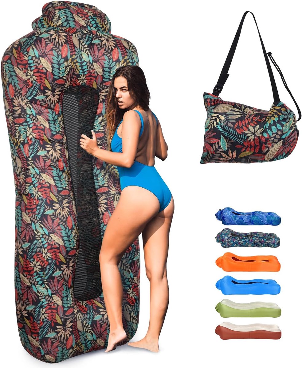 Solacis Opblaasbare bank - opblaasbare zetel - Opblaasbare sofa - Campingbank - Draagbaar - Must have!