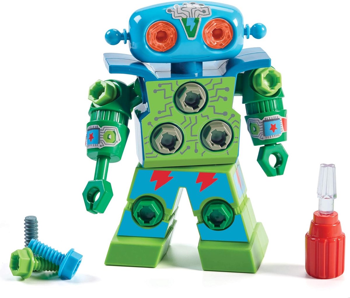Solacis Robot bouwpakket - Educatief Montessori Speelgoed - Experimenteerset - Robot bouwen - Must have voor uw kind!