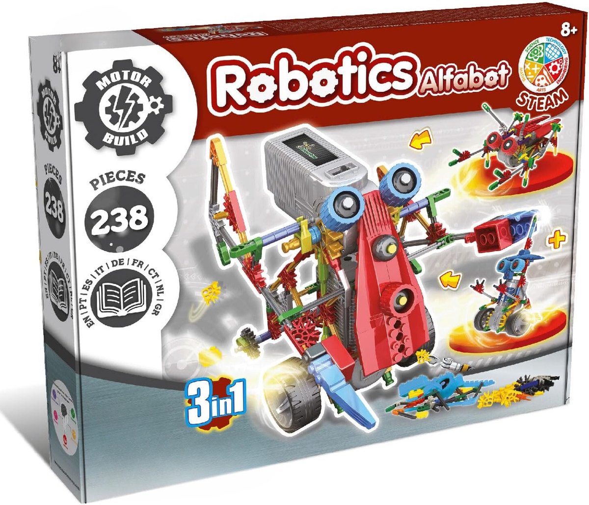   Robot bouwpakket - Educatief Montessori Speelgoed - Experimenteerset - Robot bouwen - Must have voor uw kind!