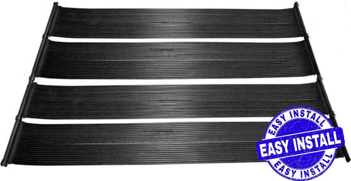 Solar4Pool zwembadverwarming - Gemakkelijk te installeren! - EPDM zwembad verwarming - Solar verwarming - Pool heater – 4 m2- Voor alle zwembaden – Zwembad heating