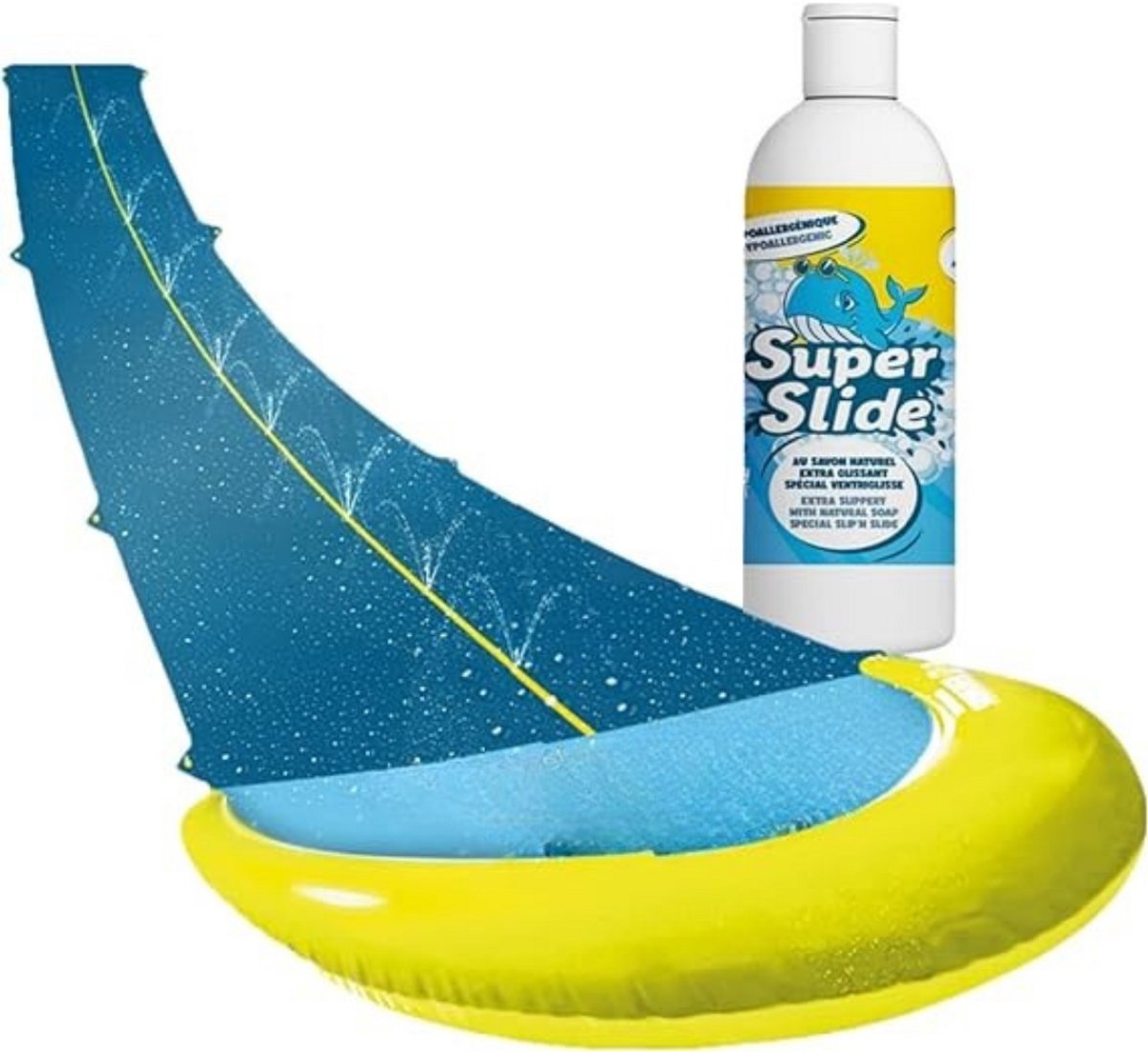 Solene Buikschuifbaan - Waterglijbaan Buikschuifbaan - Waterslide - Waterglijmat - Supersnelle Opblaasbare Waterglijmat Voor Kinderen - Zomers Plezier