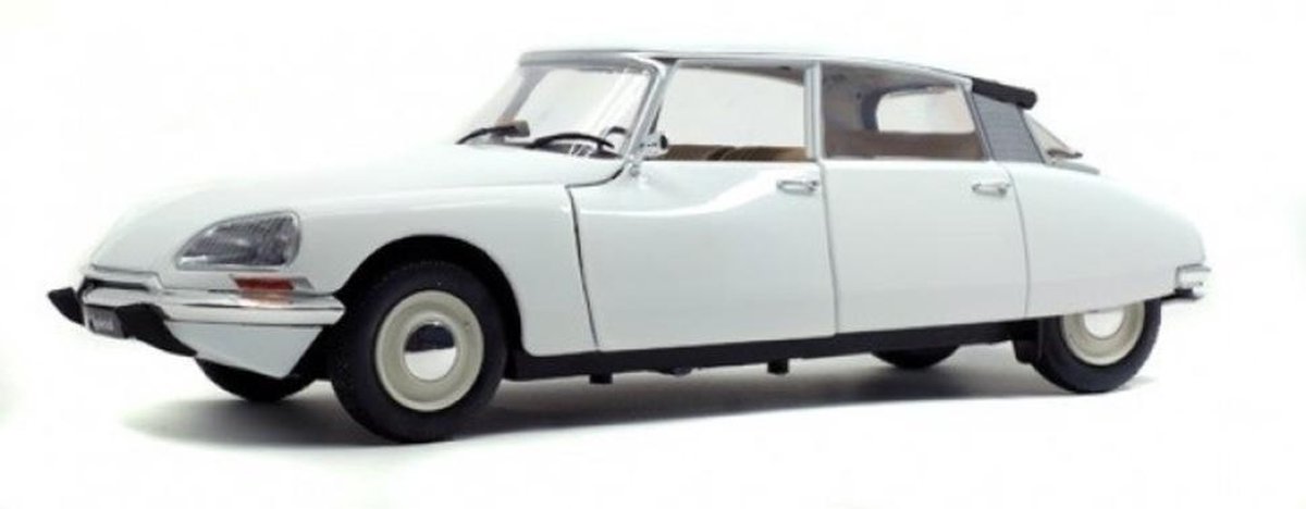 1965 Citroen D Special (Wit) (25 cm) 1/18 Solido - Modelauto - Schaalmodel - Model auto - Miniatuurautos - Miniatuur auto
