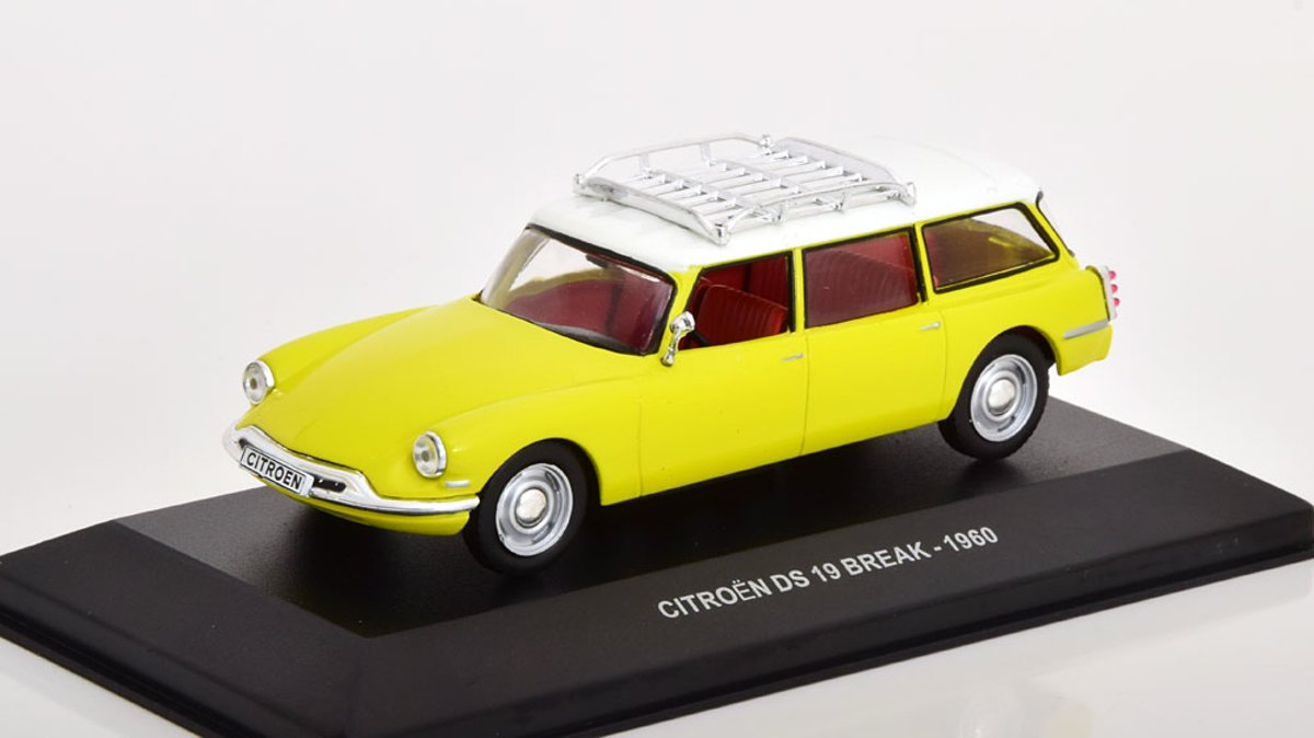 Citroen DS 19 Break Geel / Wit 1-43 Solido
