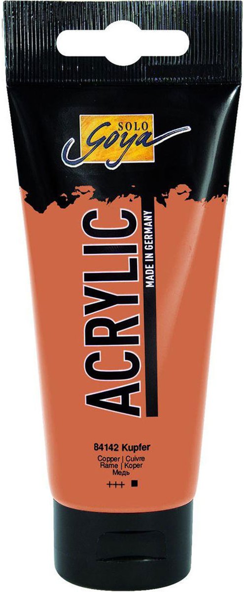 Solo Goya Koperen Acrylverf - 100ml tube - Hoge kwaliteit A-merk