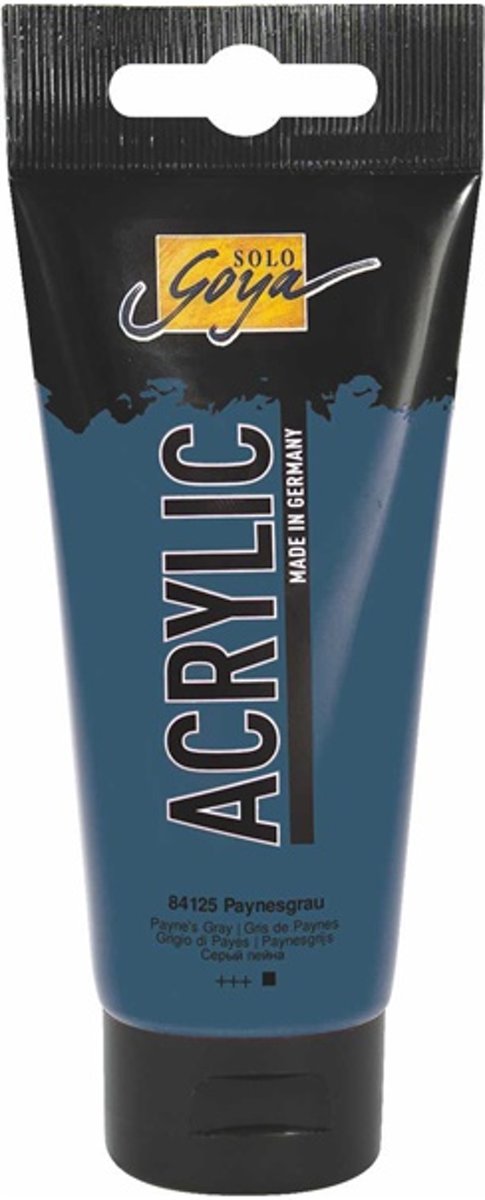 Solo Goya Paynes Grijze Acrylverf - 100ml tube - Hoge kwaliteit A-merk