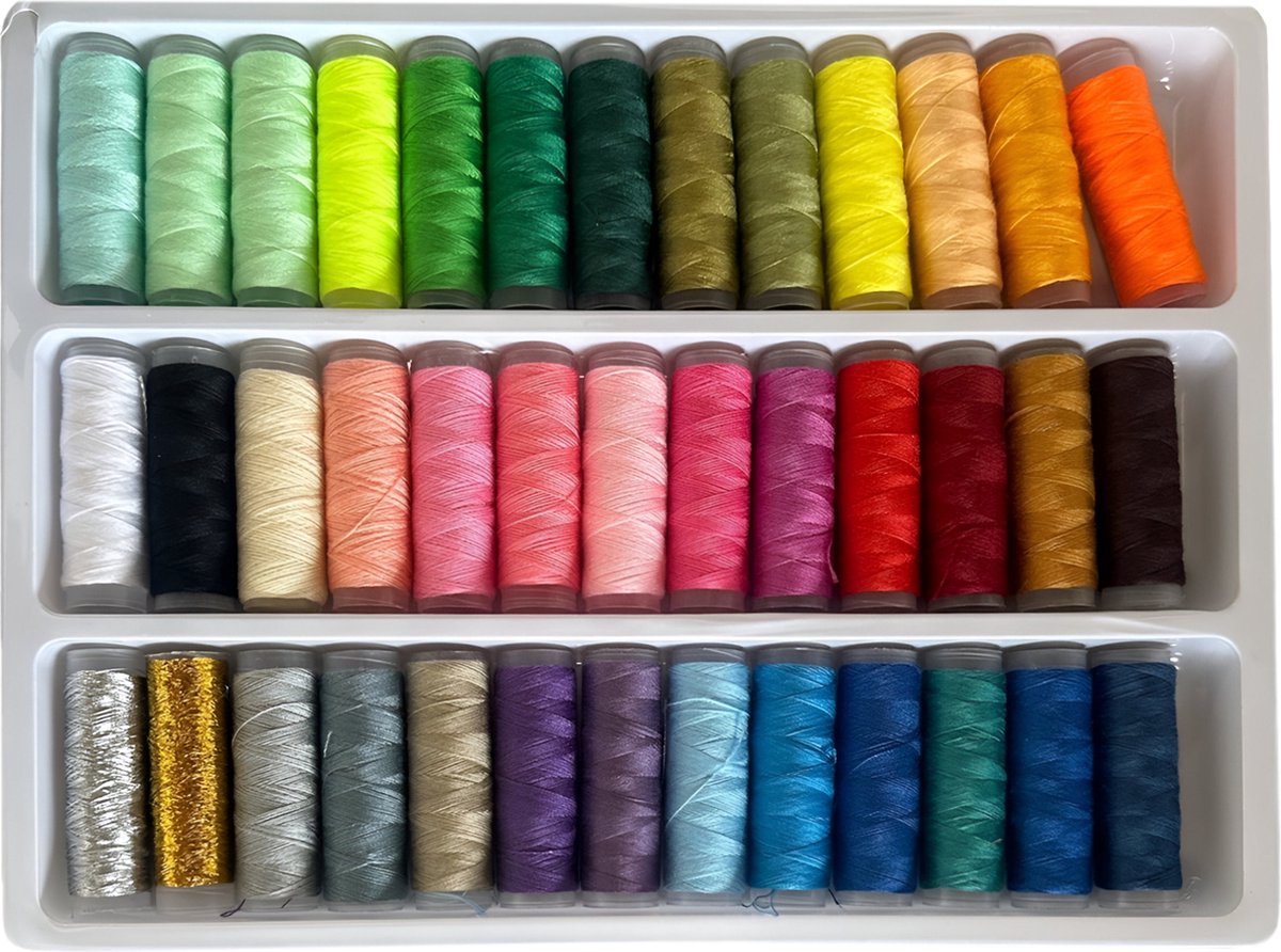 Somstyle 39-in-1 Naaigaren Set - Naaien - Garen Voor Naaimachine - Multicolor