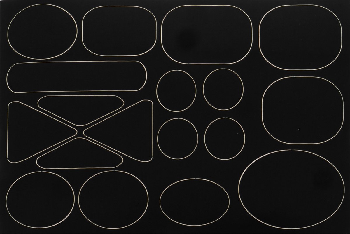 Somstyle Jas Reparatie Patches Set - 18 Stuks - Patch voor Kleding - Tape voor Donsjassen - Zwart