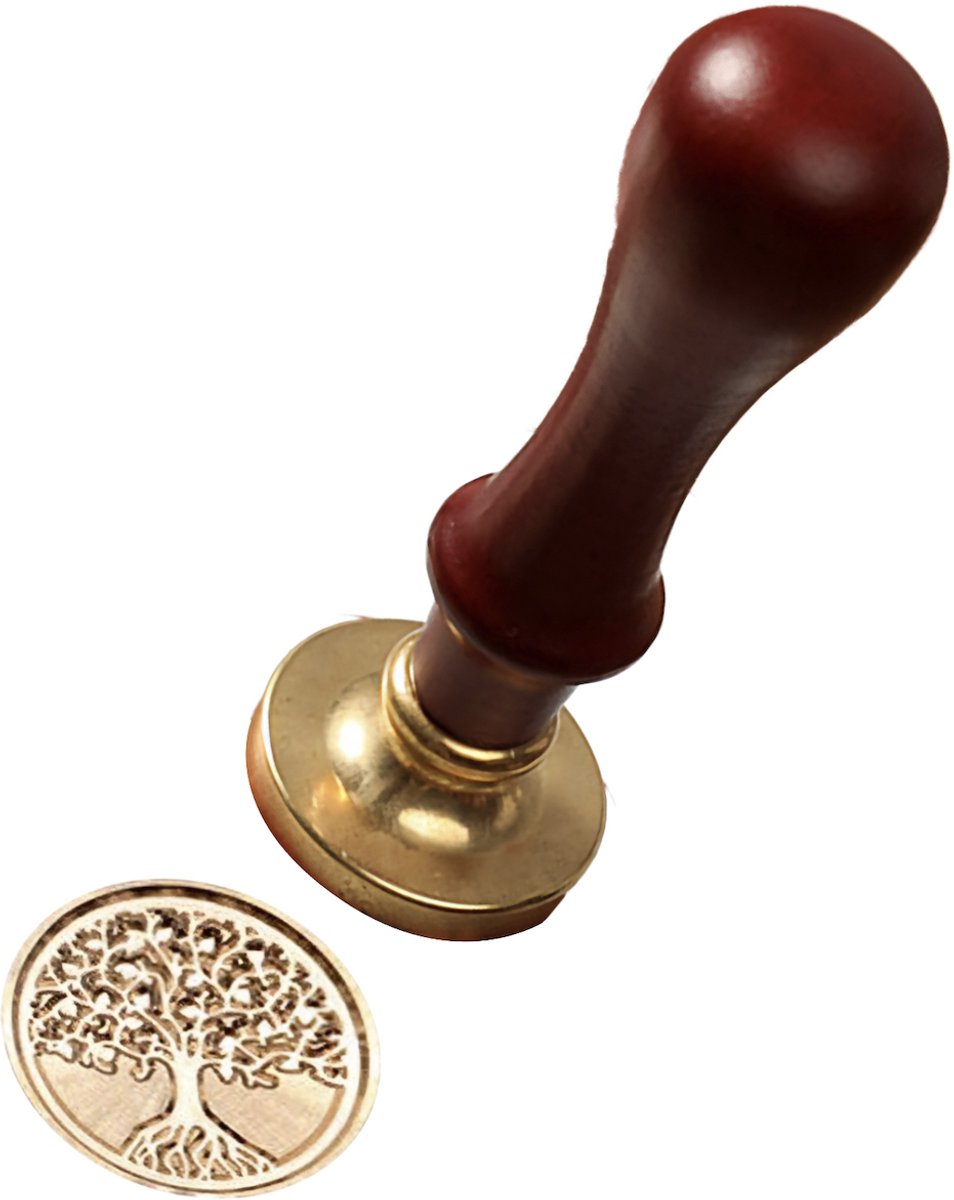 Somstyle Luxe Wax Stempel - Vintage Zegel voor Brief & Envelop - Boom Design