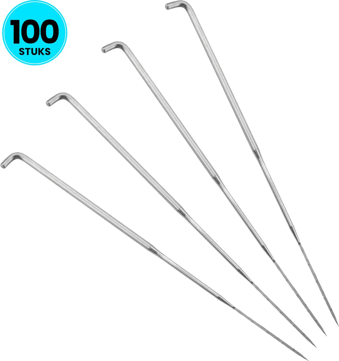 Somstyle Naaldvilten Starterset - 100 Stuks - Needle Felting - 8,6 CM - Viltnaalden Pakket - Droogvilten