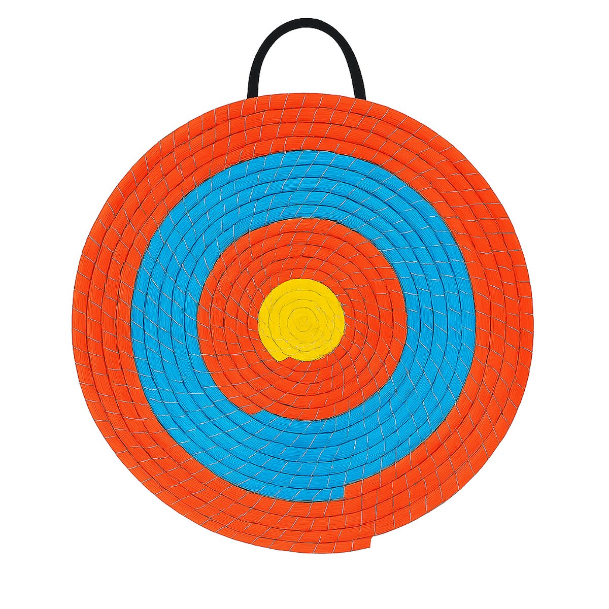 Somstyle Schietschijf voor Boogschieten - Ø 50 CM - Target voor Pijl & Boog - Stro Schietdoel - Blauw, Rood & Geel