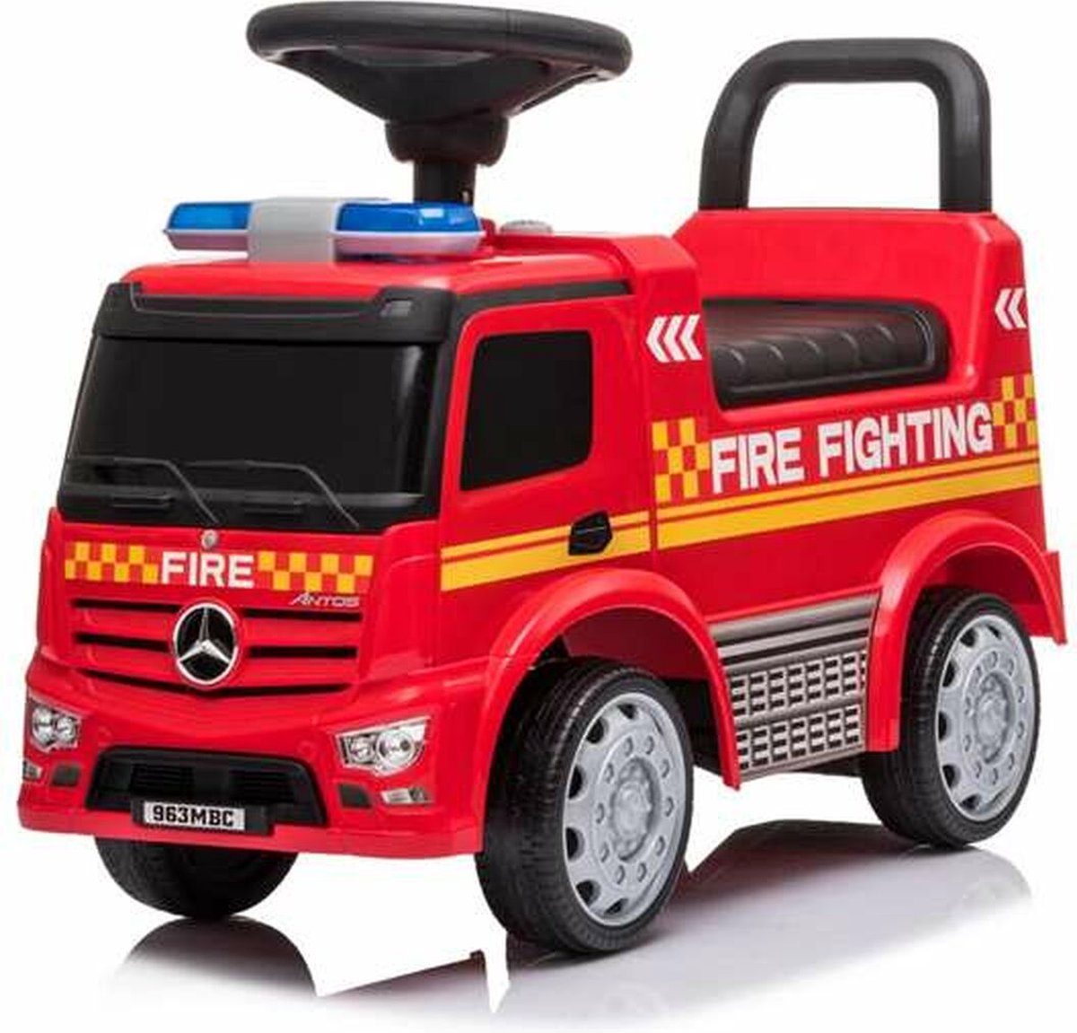 Brandweerwagen Sonic Mercedes Truck Actros Rood