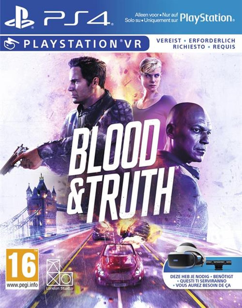 PlayStation VR: Blood and Truth - EN/IT/FR/AR - PS4