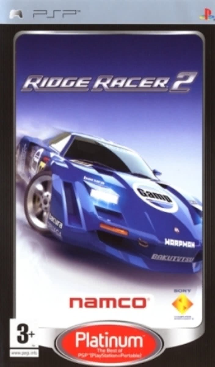 Ridge Racer 2 Platinum Sony - Essentials Edition