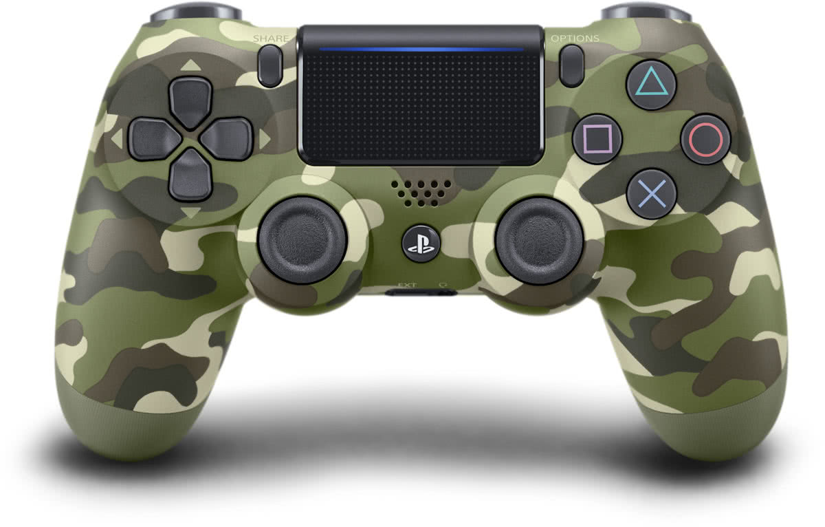 Sony Playstation 4 Wireless Dualshock 4 V2 Controller - Green Camouflage - PS4