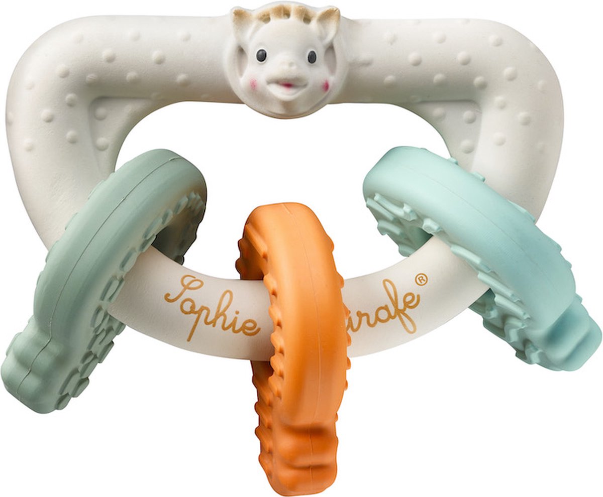 Sophie de Giraf Textured Teething Keys - Bijtsleutels voor Babys - In Luxe Geschenkdoosje - Perfect als Kraamcadeau