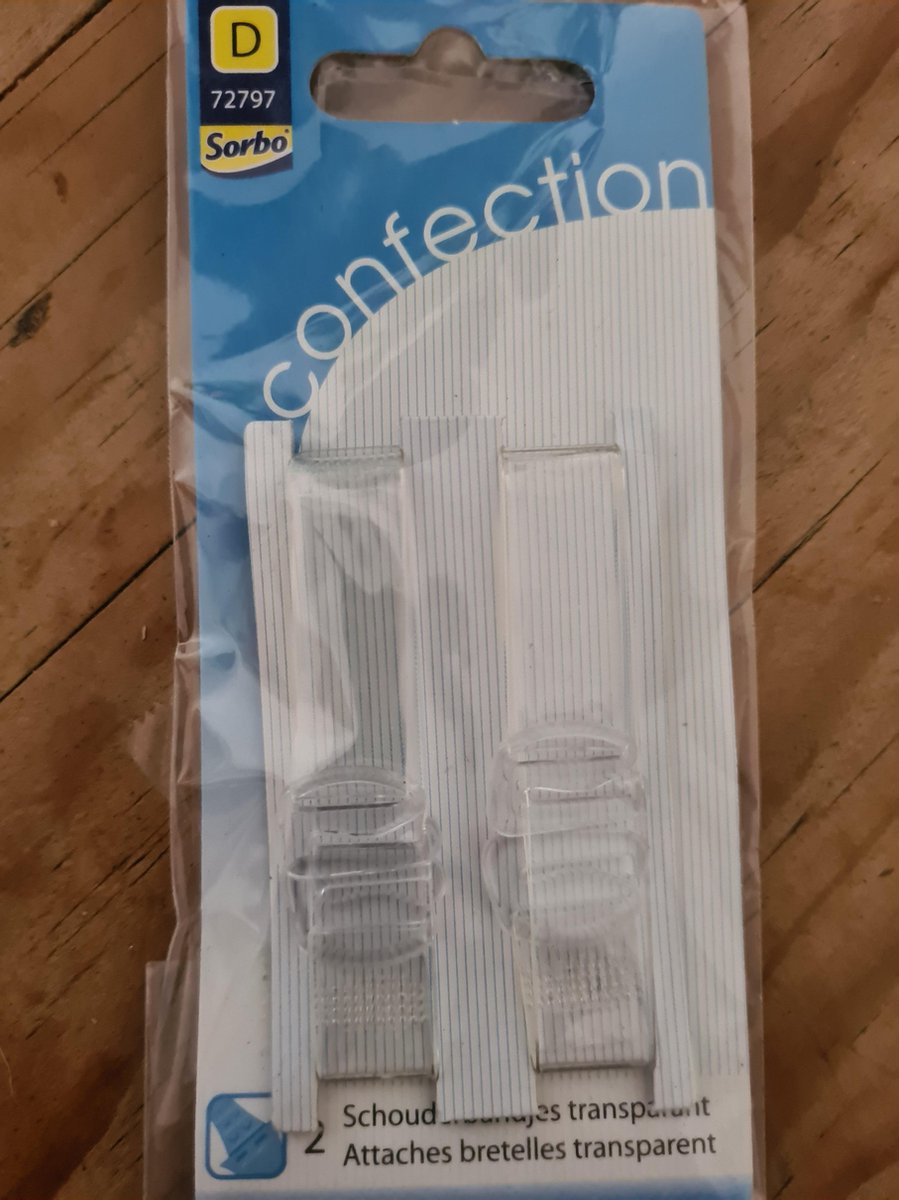 2 Schouderbandjes Transparant  
