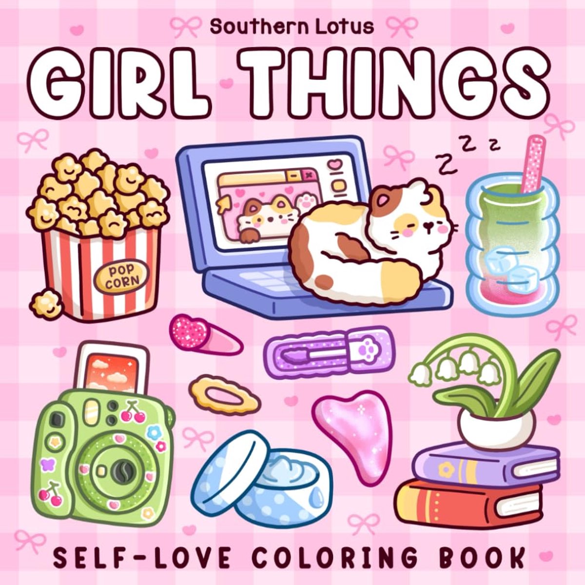 Southern Lotus - Girl Things Self-Love Coloring Book - Kleurboek voor volwassenen en kinderen