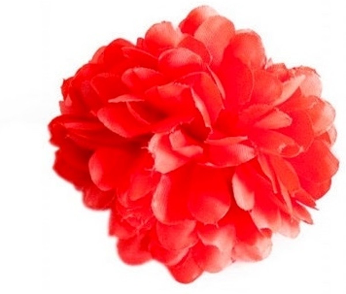 Spaanse haarbloem rood - bloem bij flamenco jurk -