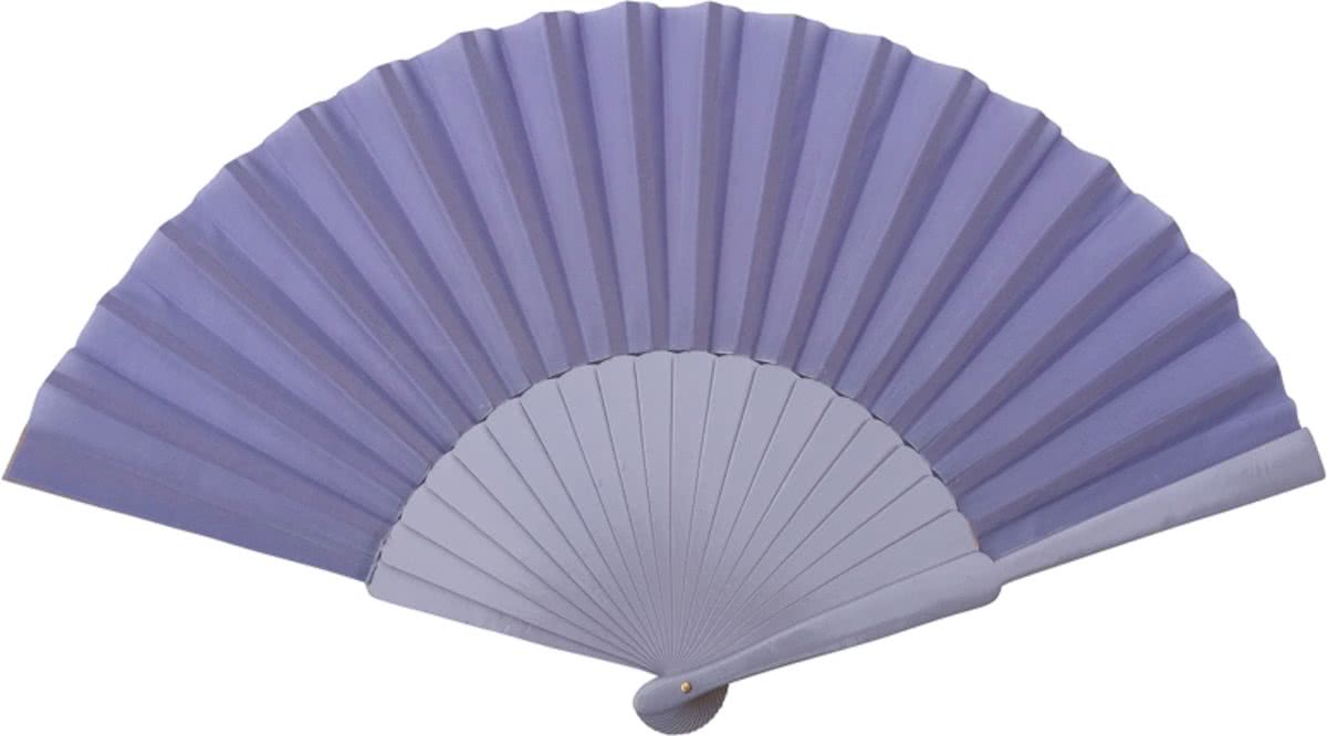 Spaanse waaier - Flamenco - XL - paars - bij jurk