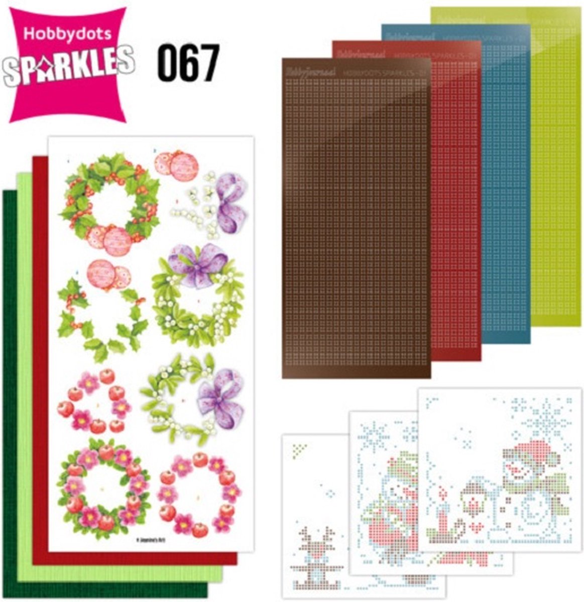   Set 67 - Jeanines Art - Christmas Ornaments