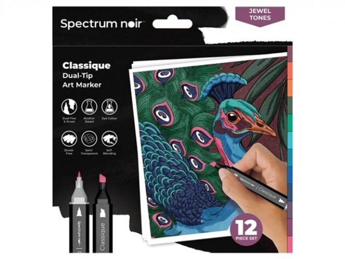 Spectrum Noir - Classique 12st - Jewel Tones