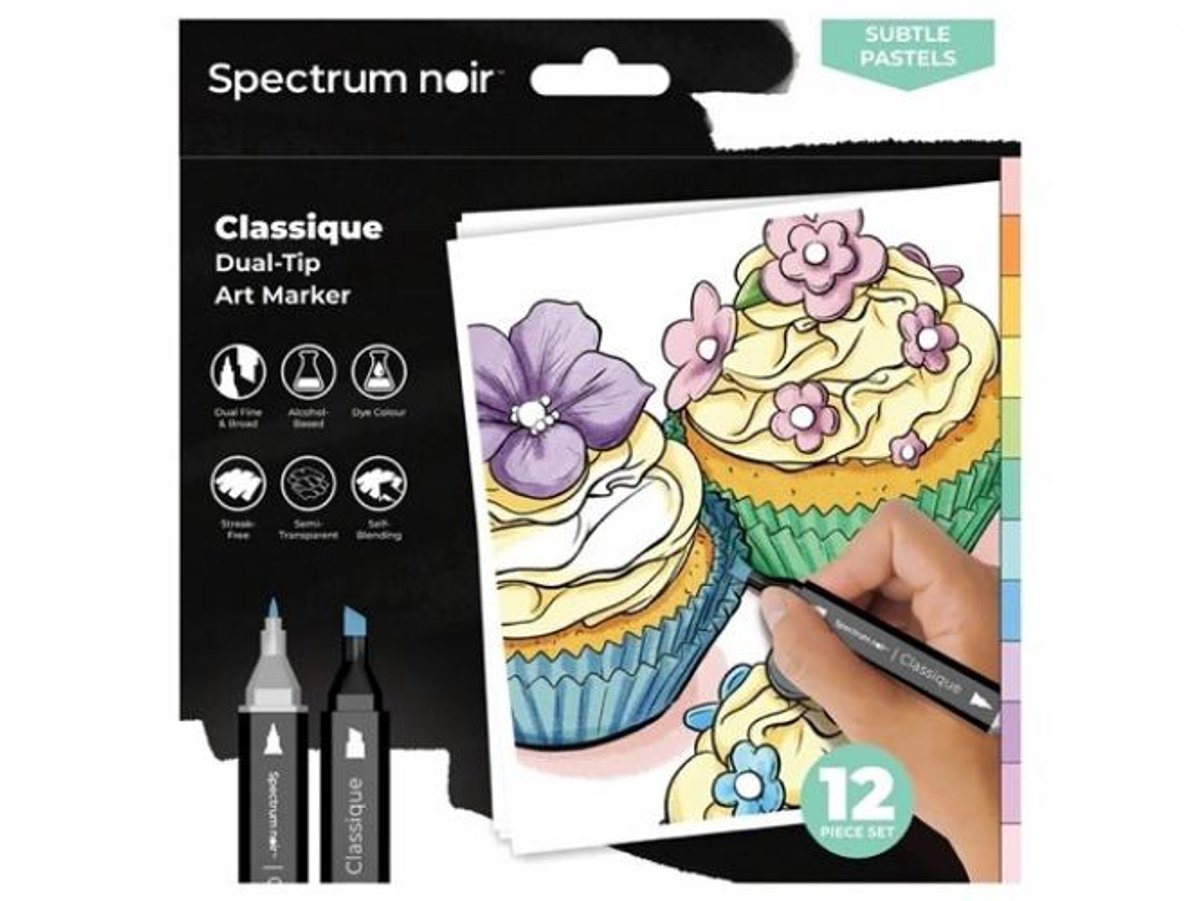 Spectrum Noir - Classique 12st - Subtle Pastels