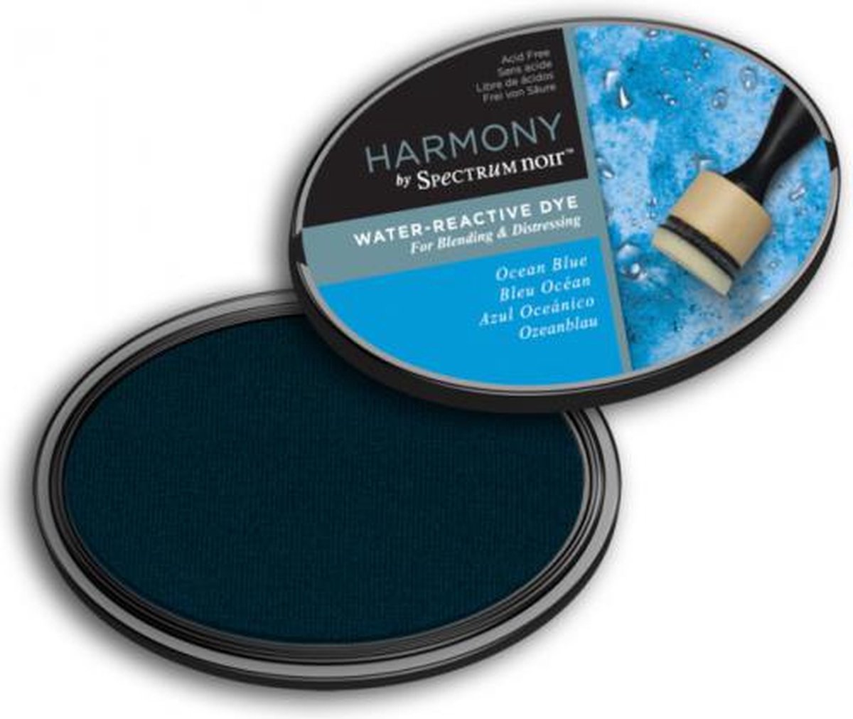 Spectrum Noir Inktkussen - Harmony Water Reactive - Ocean Blue (Oceaanblauw)