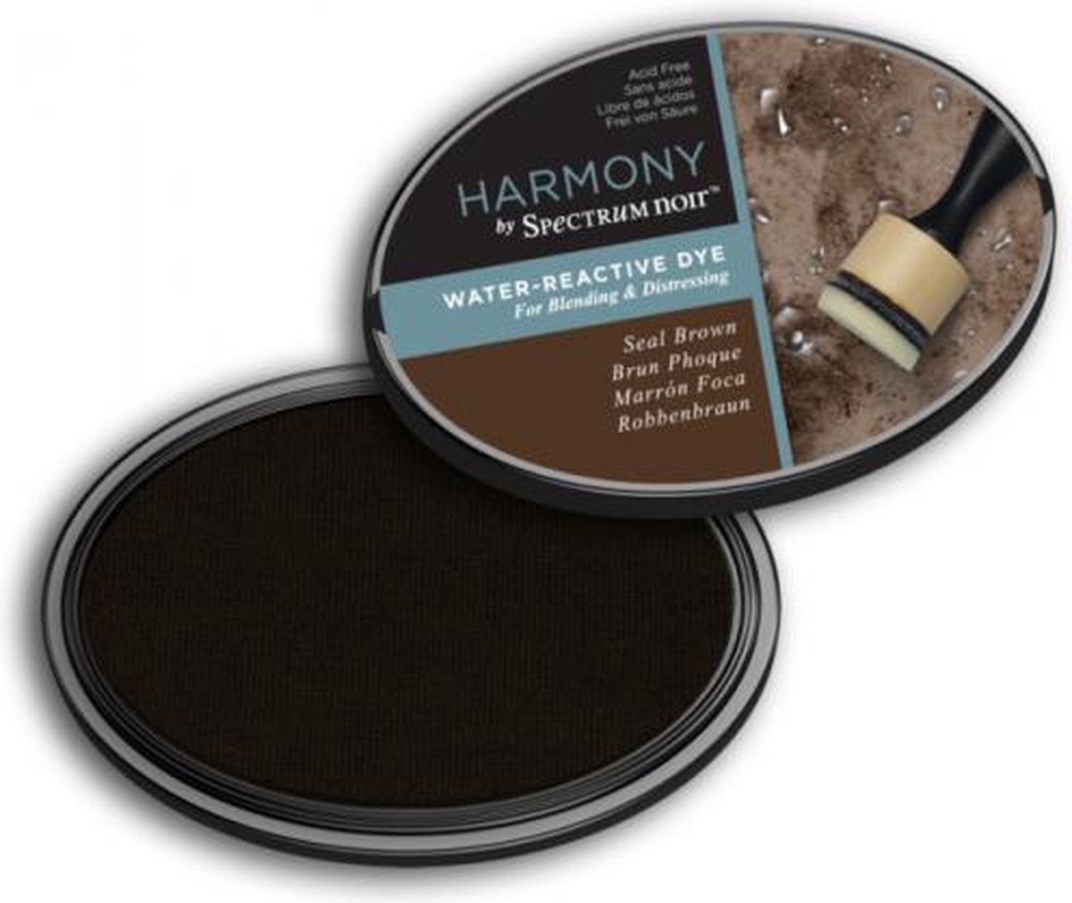 Spectrum Noir Inktkussen - Harmony Water Reactive - Seal Brown (Zeehond bruin)