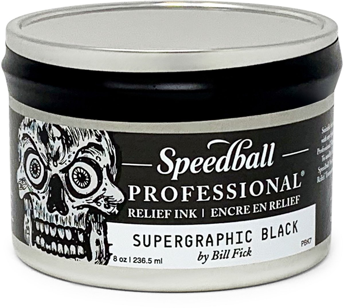 Zeefdrukinkt prof.relief Speedball zwart 236 ml.
