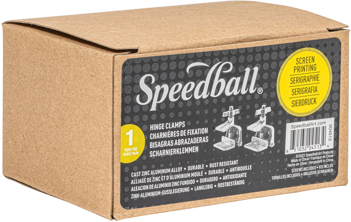 Zeefdrukraam scharnieren Speedball 2 stuks