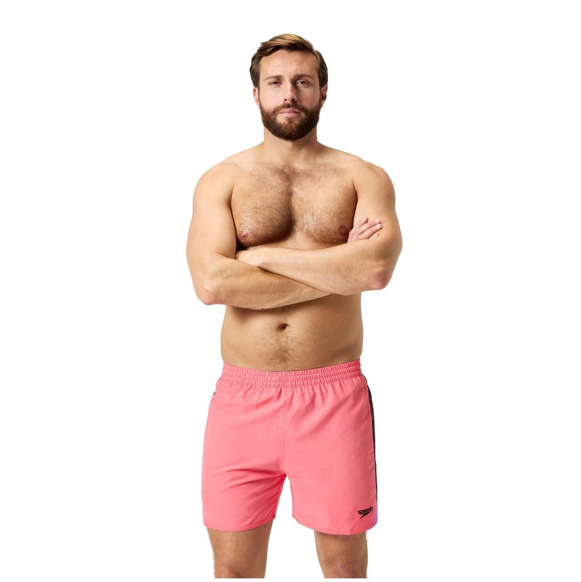 Speedo zwembroek Hyperboom Splice 16 inch heren - Coral Sands - Large.