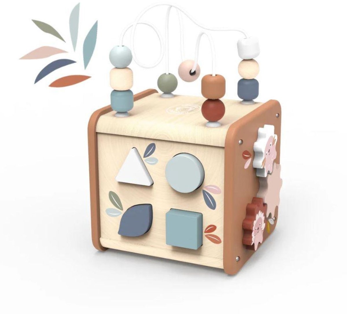 Speedy Monkey - Activiteitenkubus 5in1 - 20x20x34cm