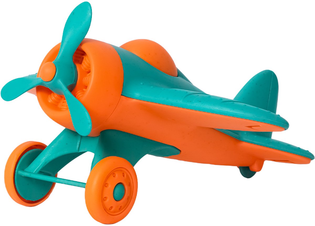 Speelgoedtopdeals - BIOplastic Vliegtuig - 18,5 cm - Duurzaam speelgoed