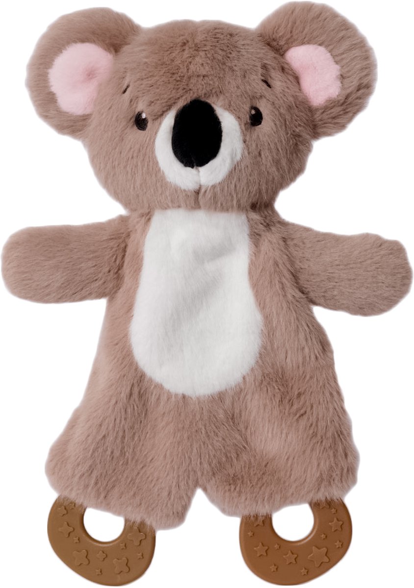 Speelgoedtopdeals - Kim Koala Knisperdoek met Bijtring - 25 cm