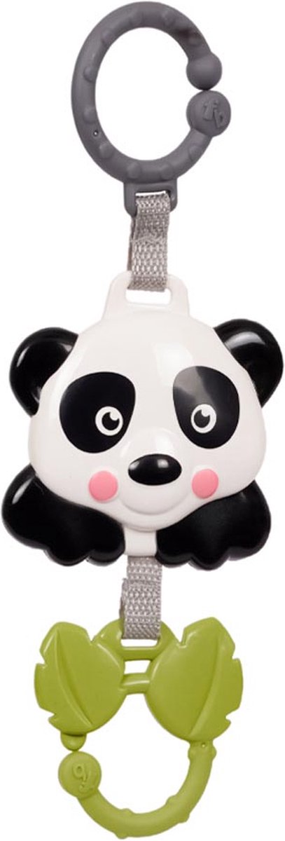 Speelgoedtopdeals - Rammelaar Hangspeeltje Muziekspeeltje Buggyspeeltje - Panda met muziek