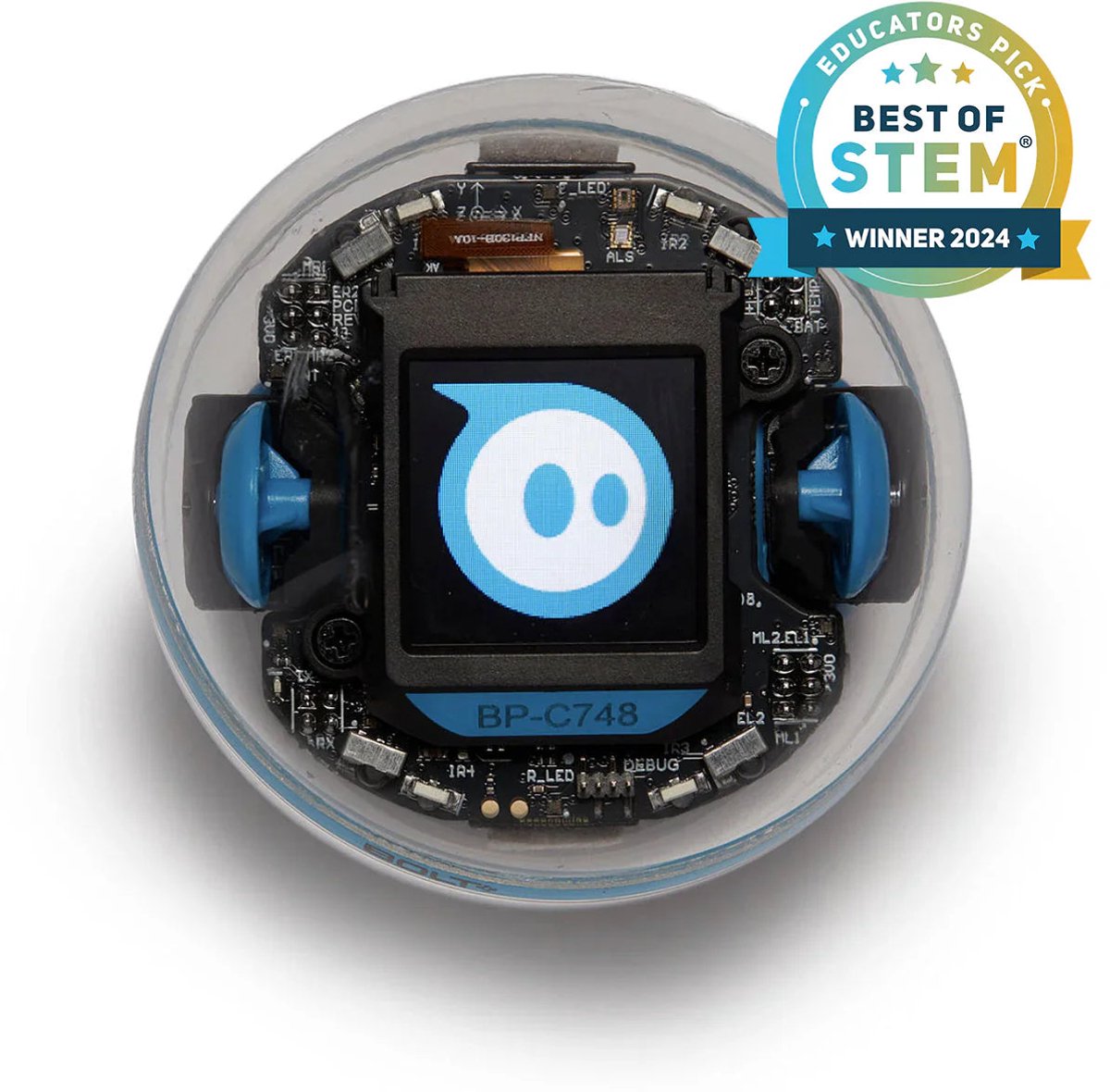 Sphero BOLT+ Robot – Levendig LCD-scherm – Exclusieve BOLT+ Programmeerblokken – Duurzame Polycarbonaat Behuizing - Multi kleur